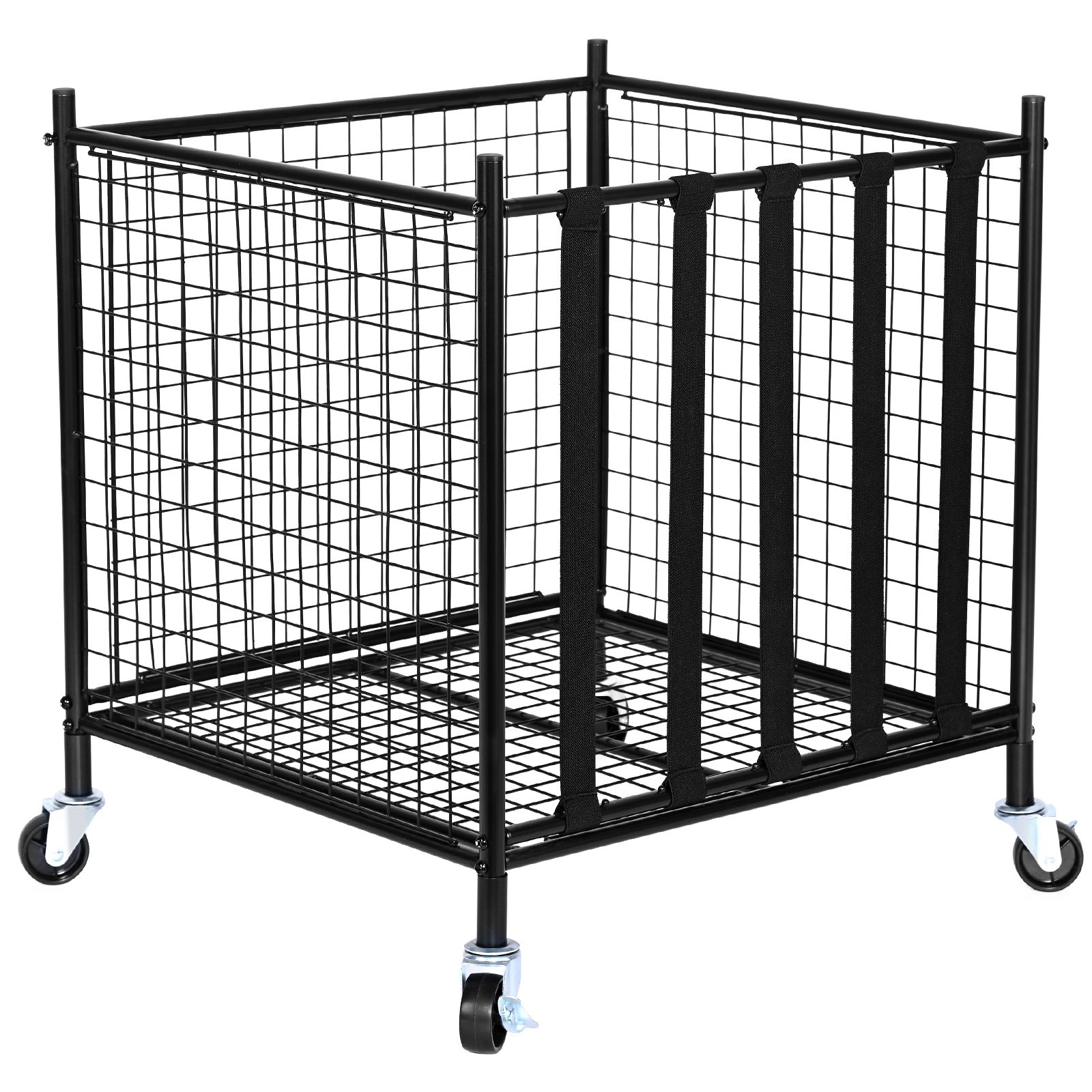 Sports Equipment Basketball - Opbergwagen voor sportballen, afsluitbare basketbalkooi met