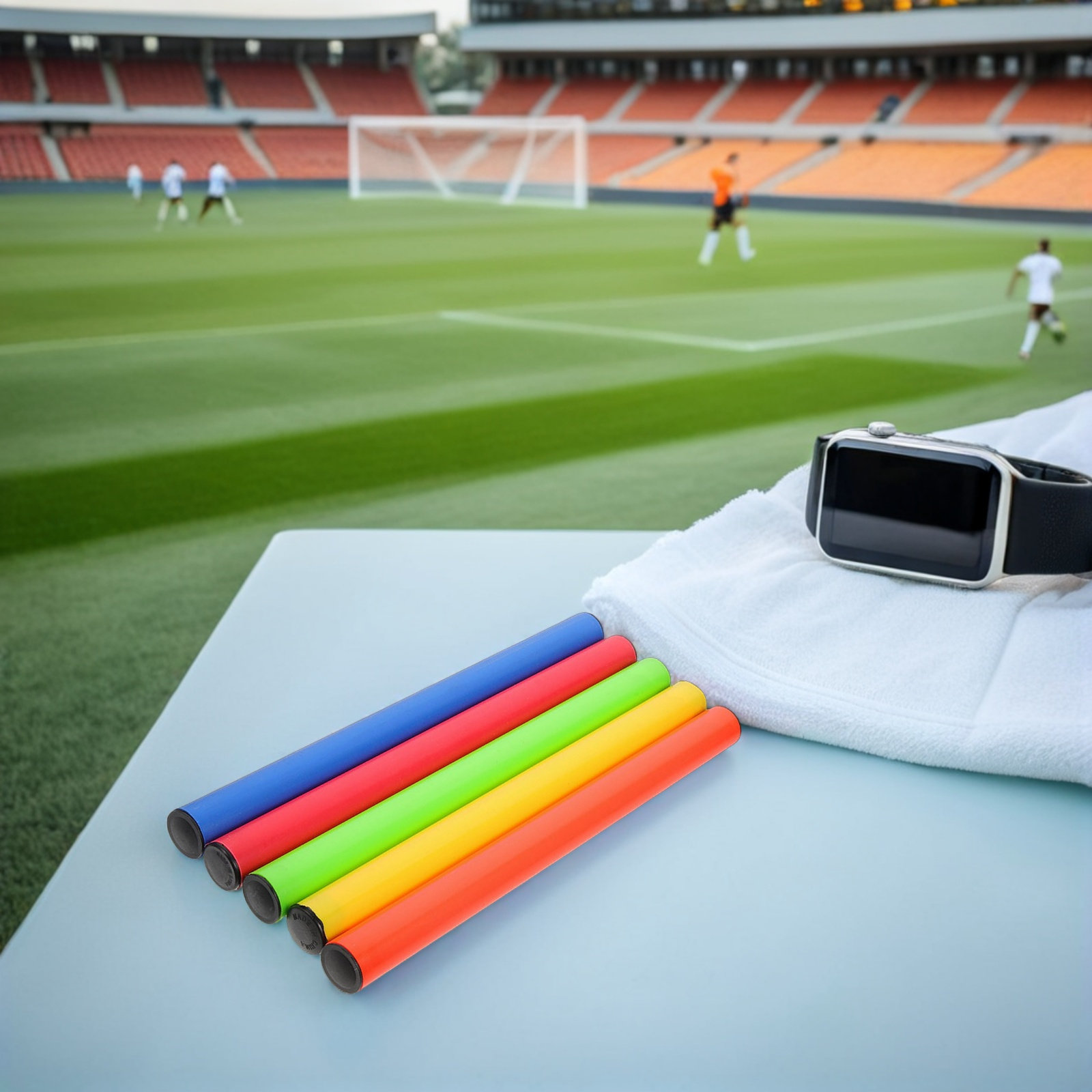 Sports Equipment Training - 15 stuks Track Relay Plastic Lichtgewicht