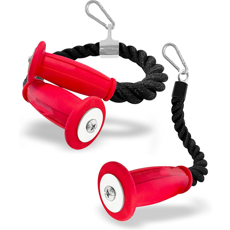 Sports Equipment Online - Ergonomische triceps-touwen Antislip kabelbevestiging Fitness- of