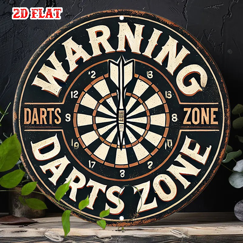 Sports Equipment Game - 2D Platte 1-delige Game Room Ronde