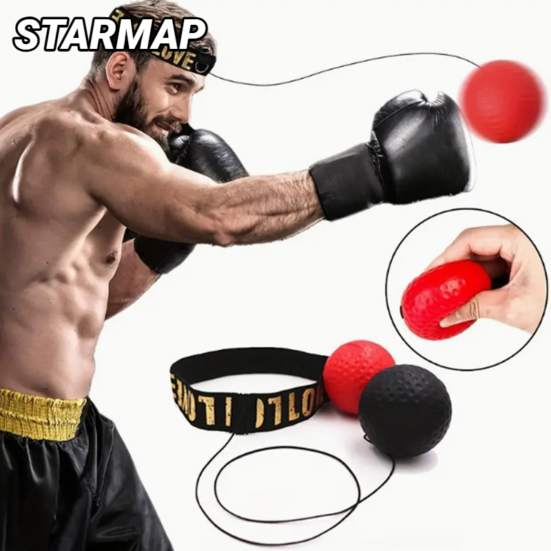 Sports Equipment Online - MMA Boksen Snelheidsbal Hoofdgemonteerd Pu Training