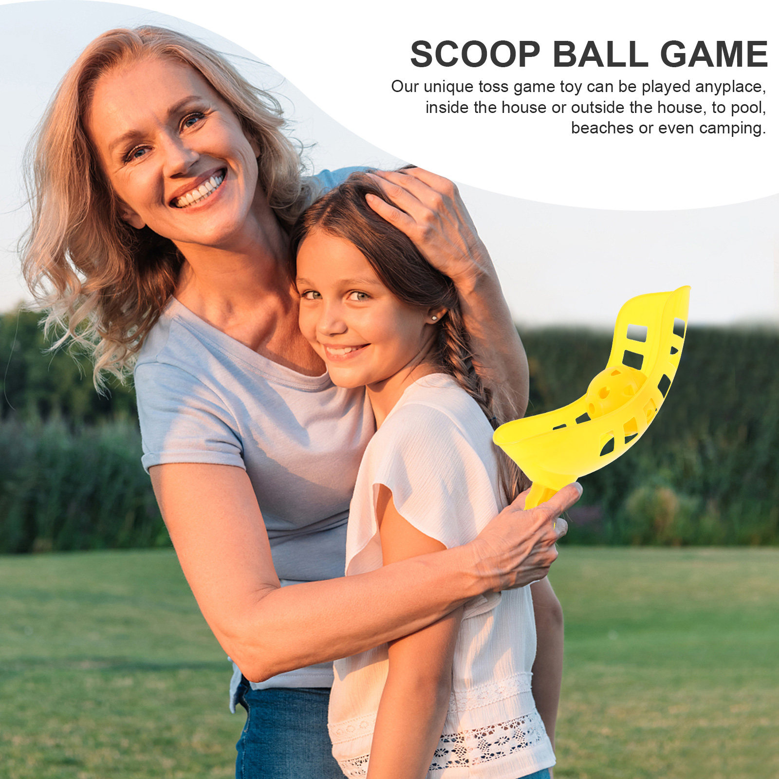 Sports Equipment Game - 1 set scoop ball catch spel,