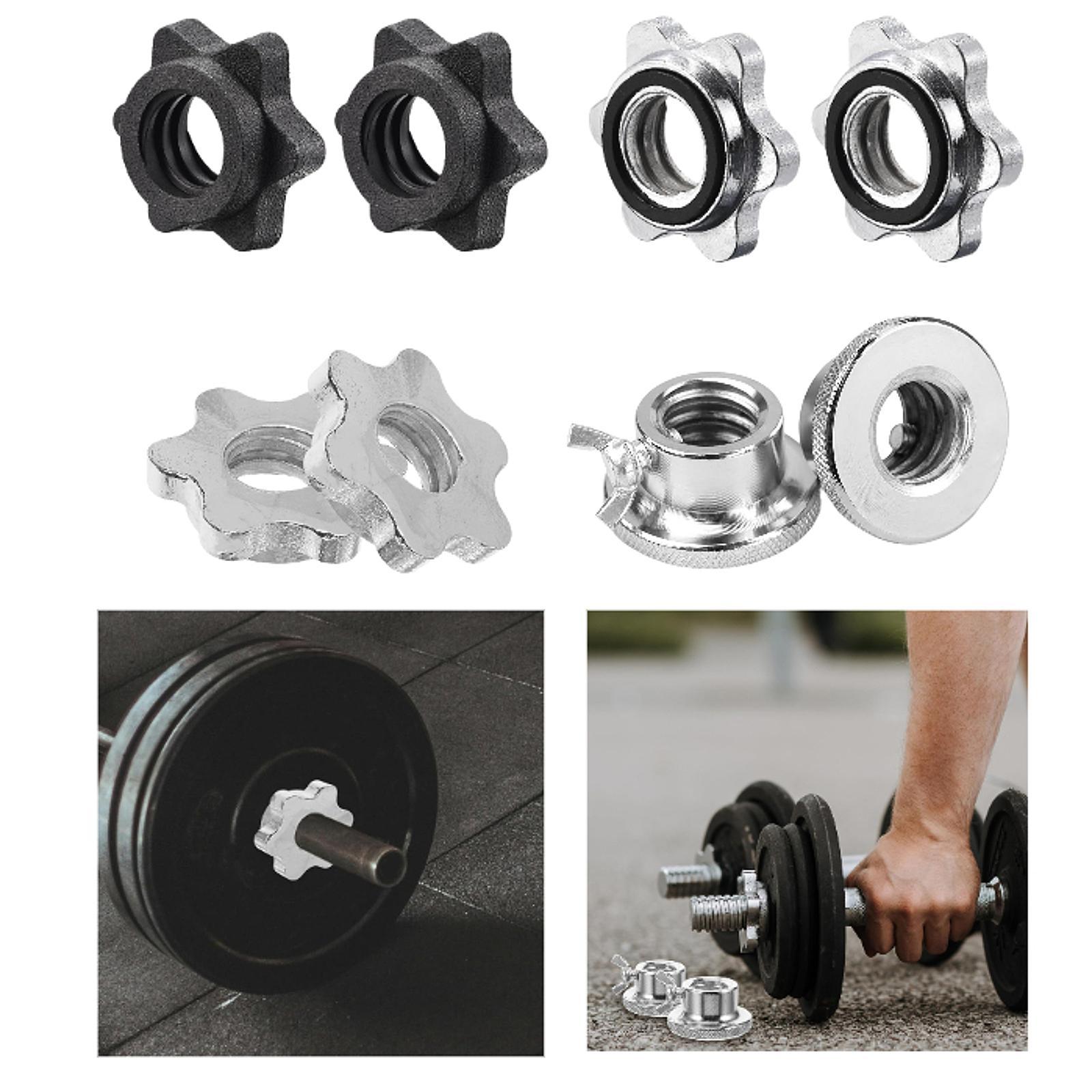 Sports Equipment Online - 2 Stuks Barbell Schroef Halsbanden Apparatuur