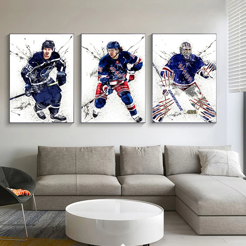 Abstract Ice Hockey Portrait S - Sports Equipment Poster recensie en prijs