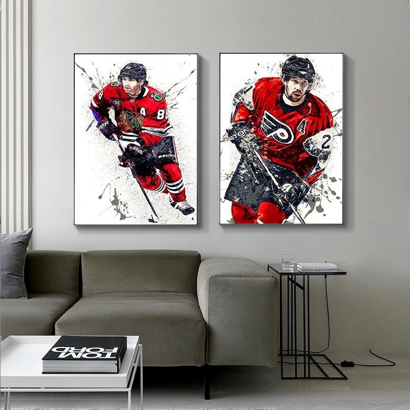 Abstract Ice Hockey Portrait S - Sports Equipment Poster recensie en prijs