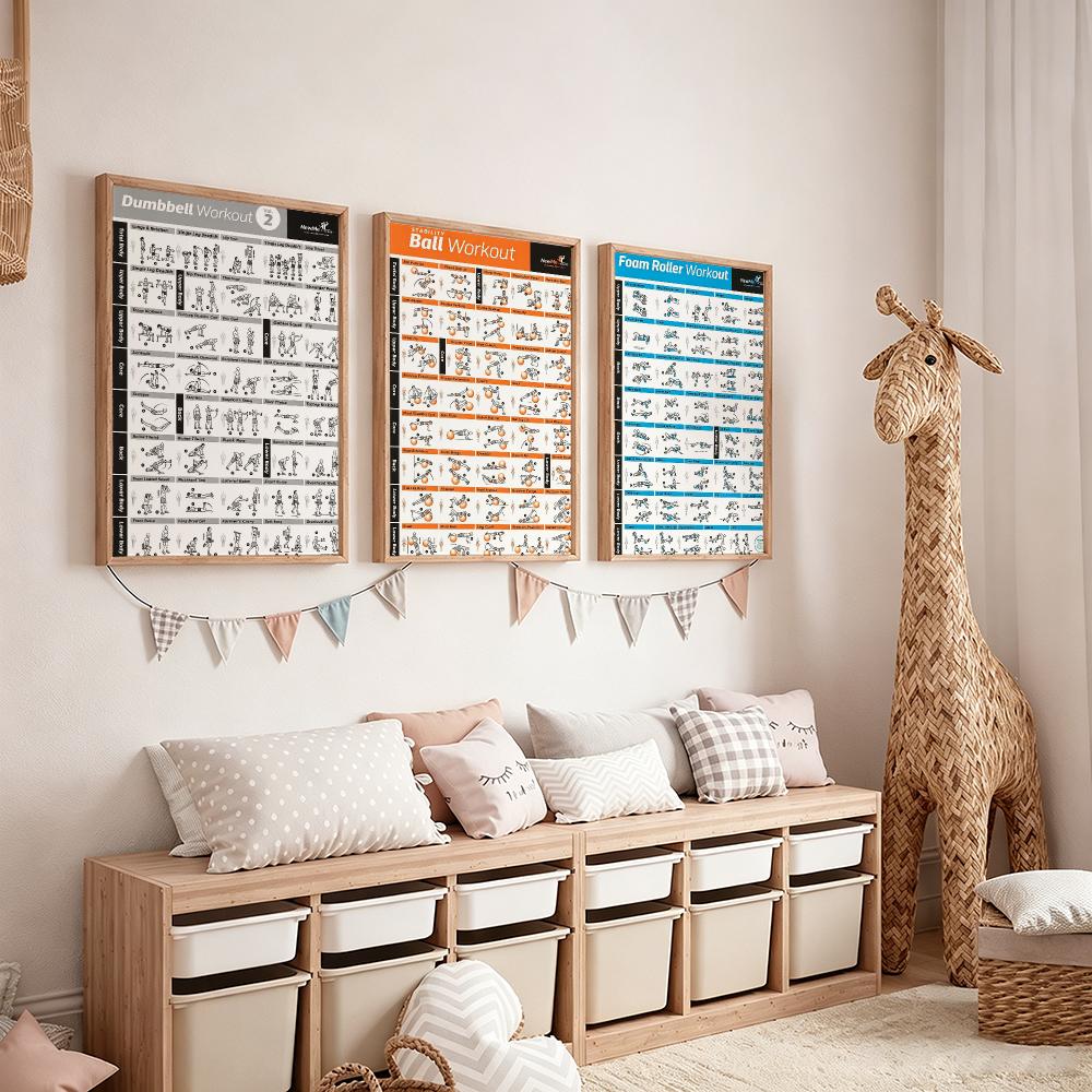 Fitness Pilates Training Chart - Sports Equipment Poster recensie en prijs