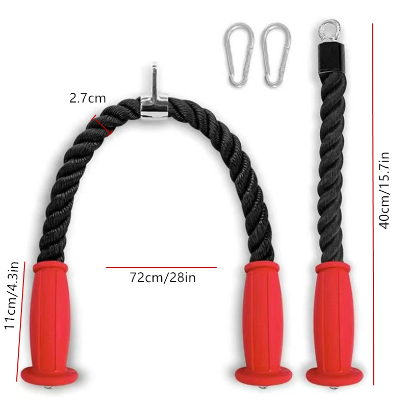 Ergonomische triceps-touwen An - Sports Equipment Online recensie en prijs