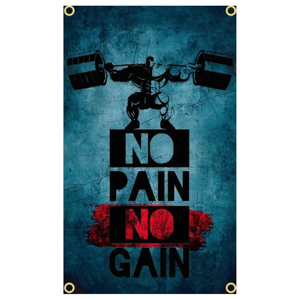 GYM Vlag Berichtborden Slogan  - Sports Equipment Poster recensie en prijs