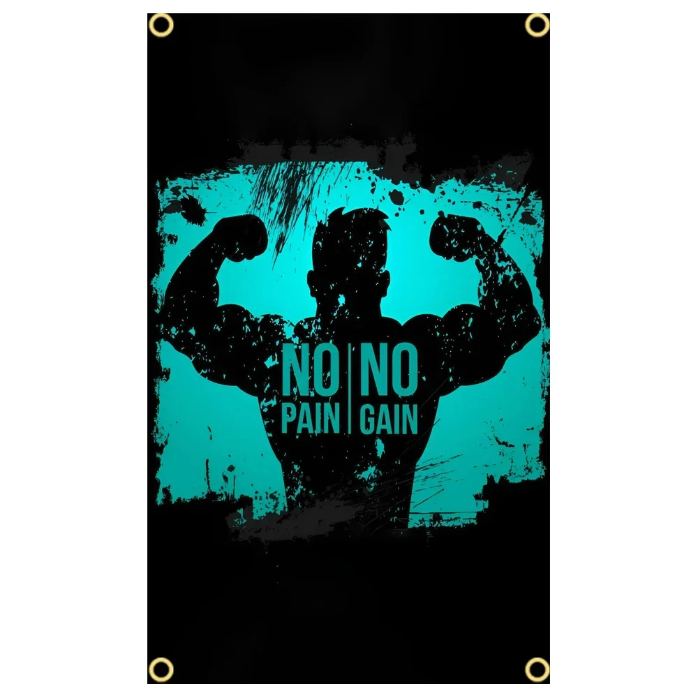 GYM Vlag Berichtborden Slogan  - Sports Equipment Poster recensie en prijs
